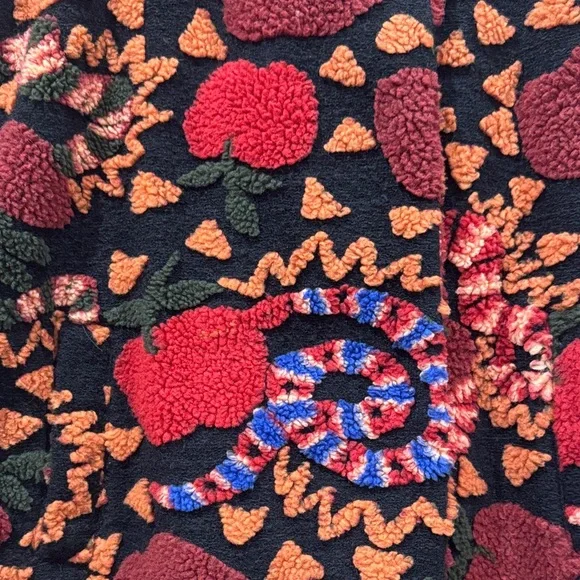 Farm Rio Jungle Snake Fruit Black Apple Coat - Picture 11 of 16